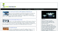 Desktop Screenshot of aliensthetruth.com